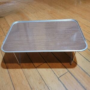 Vintage Guardian Mid-century Metal, Faux Wood TV or Bed Tray Rare
